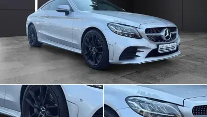 Gebraucht Mercedes C200 AMG line 197 PS (144 kW) 2020 Silber Coupé