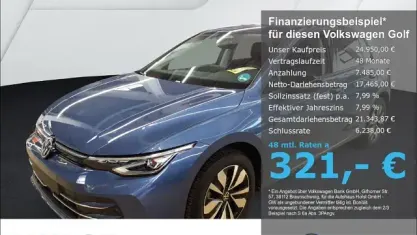 Gebraucht VW Golf VIII Goal 116 PS (85 kW) 2025 Blau Limousine