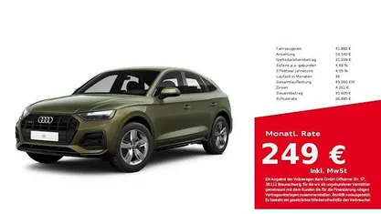 Gebraucht Audi Q5 Sportback Ambiente 204 PS (150 kW) 2023 Distriktgrün metallic SUV