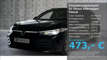 Gebraucht VW Passat R-line 177 PS (130 kW) 2025 Schwarz Kombi