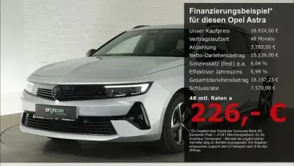 Gebraucht Opel Astra 131 PS (96 kW) 2024 Silber Kleinwagen