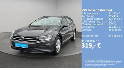 Gebraucht VW Passat Conceptline 150 PS (110 kW) 2022 Mangangrau metallic Kombi