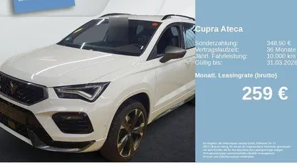Weiß Gebraucht 2025 Cupra Ateca SUV | 34.890 € (Guter Preis)