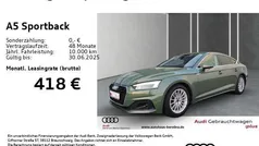 Distriktgrün metallic Gebraucht 2023 Audi A5 Sportback Ambiente Limousine | 37.820 € (Fairer Preis)