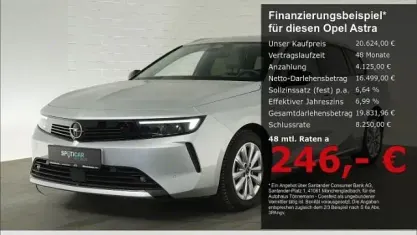 Gebraucht Opel Astra Elegance 131 PS (96 kW) 2023 Silber Kombi