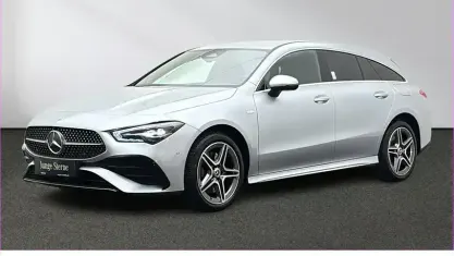 Gebraucht Mercedes CLA250e Shooting Brake AMG 218 PS (160 kW) 2025 Lack hightechsilber Kombi