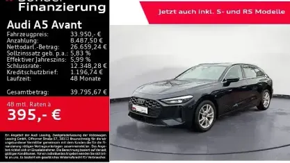 Gebraucht Audi A5 Ambiente 150 PS (110 kW) 2025 Firmamentblau metallic Kombi