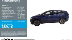 Blau Gebraucht 2025 VW ID.4 Pure SUV | 34.330 € (Fairer Preis)