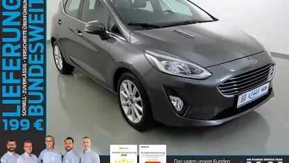 Usata Ford Fiesta Titanium 101 CV (74 kW) 2018 Grigio Utilitaria