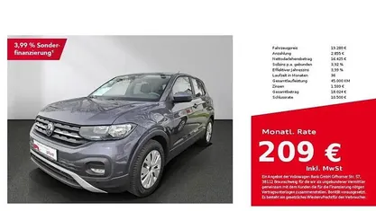 Gebraucht VW T-Cross Basis 110 PS (80 kW) 2022 Rauchgrau SUV