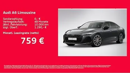Grau Neu 2026 Audi A6 Limousine | 71.602 € (Superpreis)