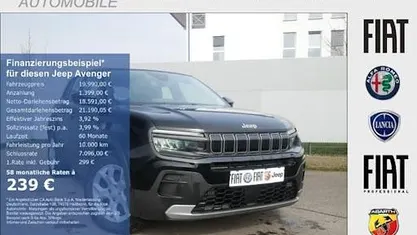 Usata Jeep Avenger Altitude 101 CV (74 kW) 2024 Nero SUV