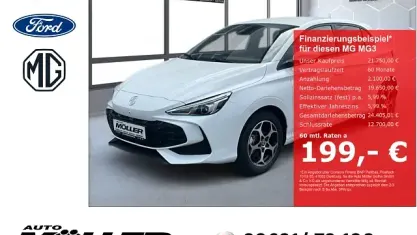 Neu MG MG3 Luxury 194 PS (142 kW) 2026 Dover white Kleinwagen