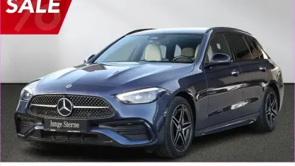 Gebraucht Mercedes C300e AMG 313 PS (230 kW) 2025 Lack sodalithblau Kombi