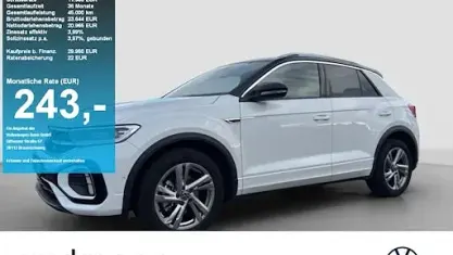 Brugt VW T-Roc R-line 150 HK (110 kW) 2025 Hvid SUV