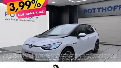Gebraucht VW ID.3 Pure 110 kW (150 PS) 2021 Weiß Kleinwagen