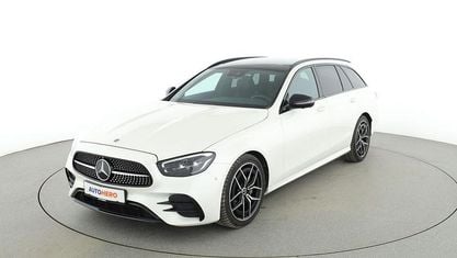 Brugt Mercedes E220 AMG line 194 HK (142 kW) 2022 Hvid Stationcar