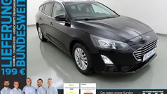 Obsidianschwarz (metallic) Gebraucht 2021 Ford Focus Titanium X Kombi | 17.440 € (Fairer Preis)