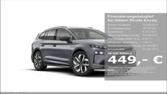 Graphitegrau metallic Gebraucht 2025 Skoda Enyaq iV SportLine SUV | 52.980 € (Fairer Preis)