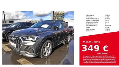 Gebraucht Audi Q3 S-Line 200 PS (147 kW) 2022 Daytonagrau perleffekt SUV