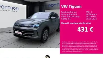 Gebraucht VW Tiguan Elegance 204 PS (150 kW) 2025 Grün SUV