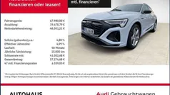 Weiß (gletscherweiß metallic) Gebraucht 2023 Audi Q8 e-tron S-Line SUV | 67.980 € (Guter Preis)