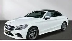 Weiß Gebraucht 2018 Mercedes C180 AMG line Cabrio | 28.900 € (Fairer Preis)