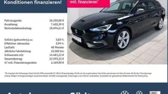 Mitternachtsschwarz Gebraucht 2024 Seat Leon ST FR-Line Kombi | 26.350 € (Guter Preis)