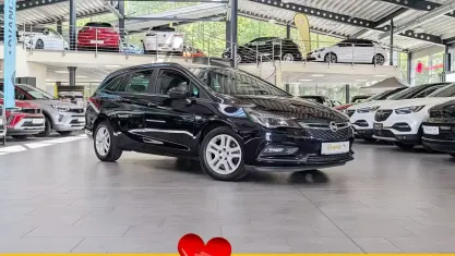 Gebraucht Opel Astra Business 110 PS (80 kW) 2018 Blau Kombi