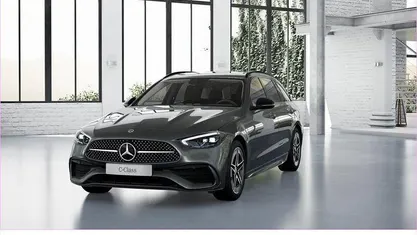 Gebraucht Mercedes C180 AMG 170 PS (125 kW) 2023 Lack selenitgrau Kombi