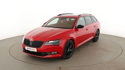 Używany Skoda Superb SportLine 220 KM (161 kW) 2018 Czerwony Kombi