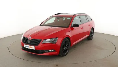 Brugt Skoda Superb SportLine 220 HK (161 kW) 2018 Rød Stationcar