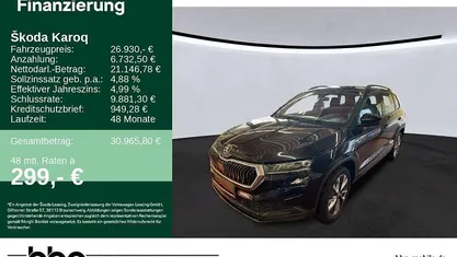Schwarz Gebraucht 2022 Skoda Karoq Selection SUV | 26.930 € (Fairer Preis)