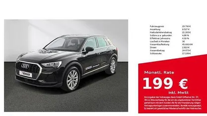 Gebraucht Audi Q3 Sport 150 PS (110 kW) 2023 Mythosschwarz SUV