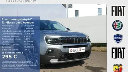 Neu Jeep Avenger Summit 110 PS (80 kW) 2026 Granite grey metallic (grau) SUV