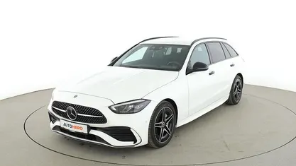 Gebraucht Mercedes C300 AMG line 265 PS (194 kW) 2022 Weiß Kombi