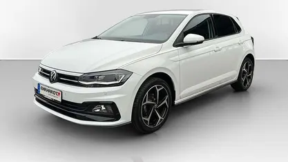 Pure white Gebraucht 2021 VW Polo R-line Kleinwagen | 17.890 € (Fairer Preis)