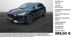Schwarz (mitternachtsschwarz metallic) Gebraucht 2023 Cupra Leon VZ Limousine | 35.930 € (Fairer Preis)