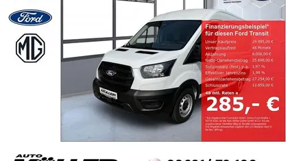 Neu Ford Transit 105 PS (77 kW) 2025 Weiß Limousine