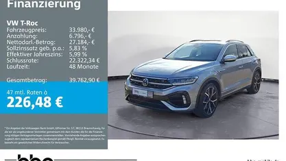 Gebraucht VW T-Roc R 301 PS (221 kW) 2022 Silber SUV