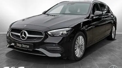 Unilack schwarz uni Gebraucht 2023 Mercedes C200 Avantgarde Kombi | 33.990 € (Fairer Preis)
