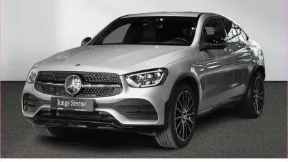 Gebraucht Mercedes GLC300 AMG 245 PS (180 kW) 2024 Lack hightechsilber Coupé