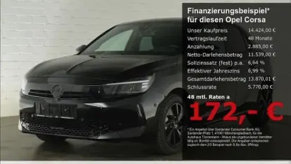 Gebraucht Opel Corsa 101 PS (74 kW) 2023 Karbon schwarz Kleinwagen
