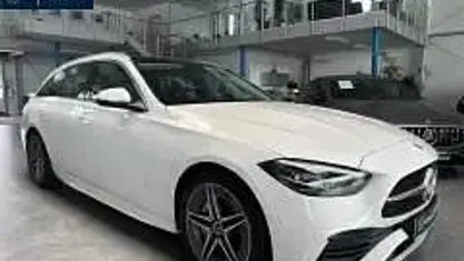 Gebraucht Mercedes C220 AMG 200 PS (147 kW) 2022 Weiß Kombi