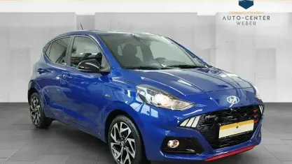 Second-hand Hyundai i10 N Line 101 CP (74 kW) 2021 Albastru Hatchback