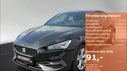 Gebraucht Seat Leon FR 204 PS (150 kW) 2022 Schwarz Limousine