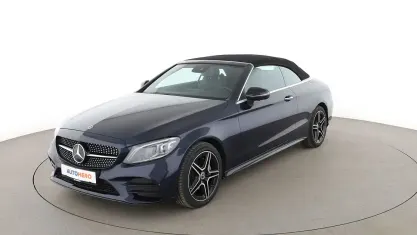 Gebraucht Mercedes C200 AMG line 184 PS (135 kW) 2020 Blau Cabrio