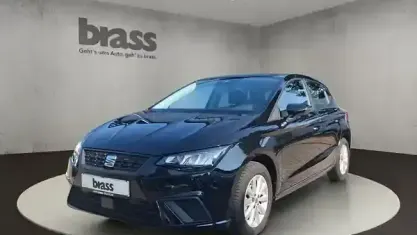 Gebraucht Seat Ibiza Style 110 PS (80 kW) 2023 Midnight schwarz metallic Kleinwagen