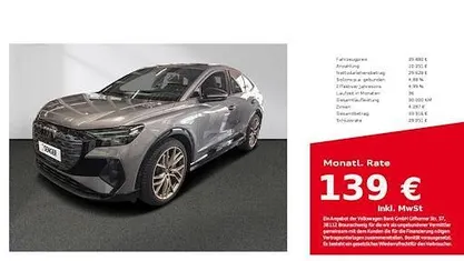 Gebraucht Audi Q4 Sportback e-tron Ambiente 219 kW (299 PS) 2023 Taifungrau metallic SUV