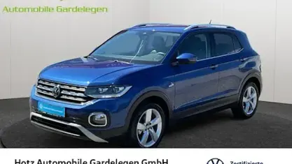 Usata VW T-Cross Style 110 CV (80 kW) 2022 Blu SUV